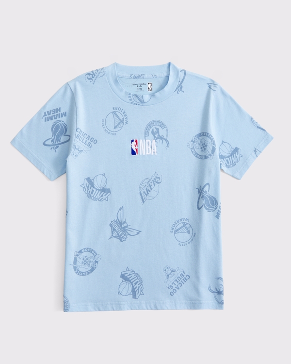 camiseta con gráfico de la nba, Azul Claro view 1