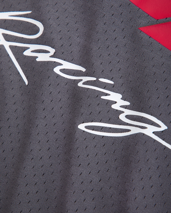 ypb mesh formula 1 graphic tee, Dark Gray view 2