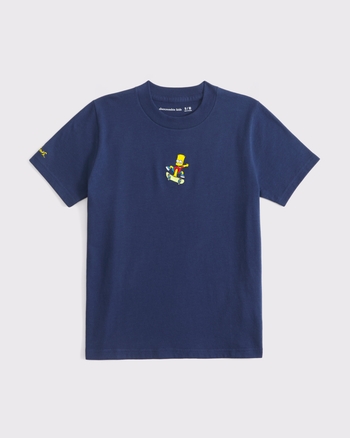 the simpsons graphic tee