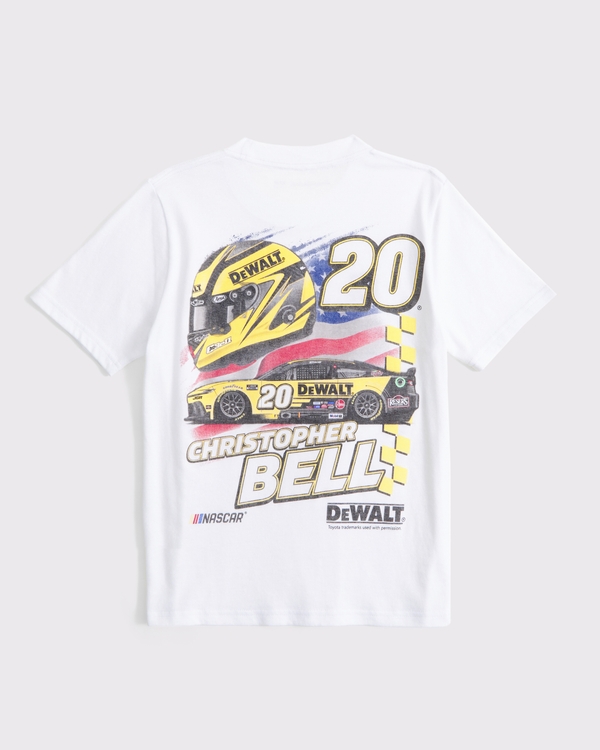 camiseta con estampa de nascar, White view 1