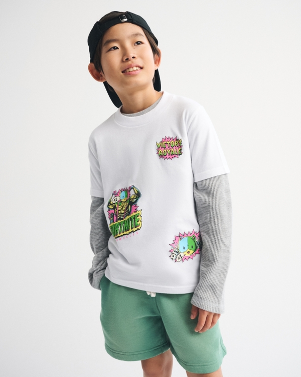 fortnite graphic tee, White view 1