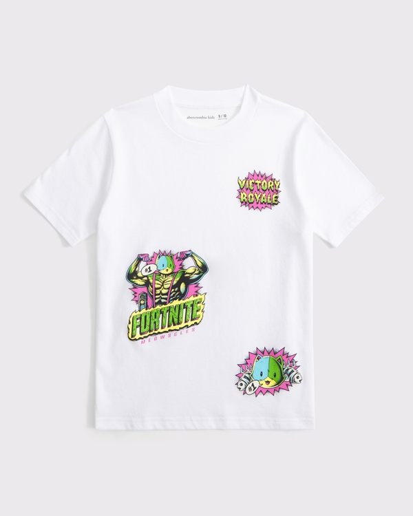 fortnite graphic tee, White view 2