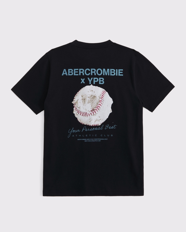 T-shirt avec logo graphique et imagerie YPB, Black Dd view 2