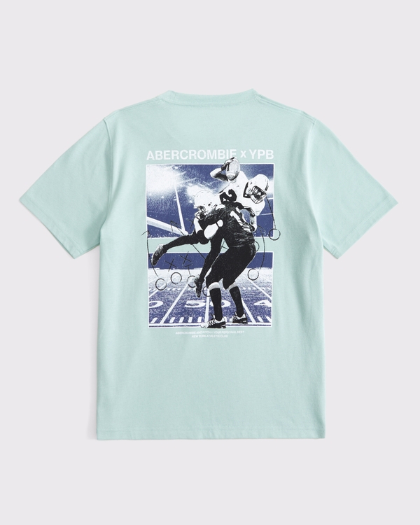 ypb imagery graphic logo tee, Sage Green view 1