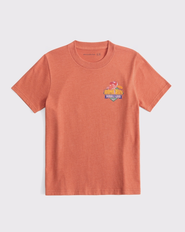 dubble bubble graphic tee, Orange view 2