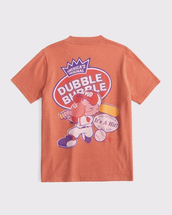 dubble bubble graphic tee, Orange view 1