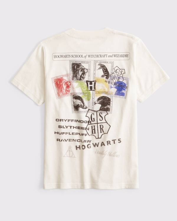 harry potter graphic tee, Cream view 2