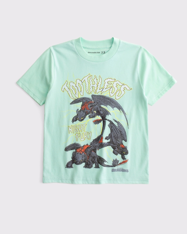 how to train your dragon graphic tee, Mint view 1