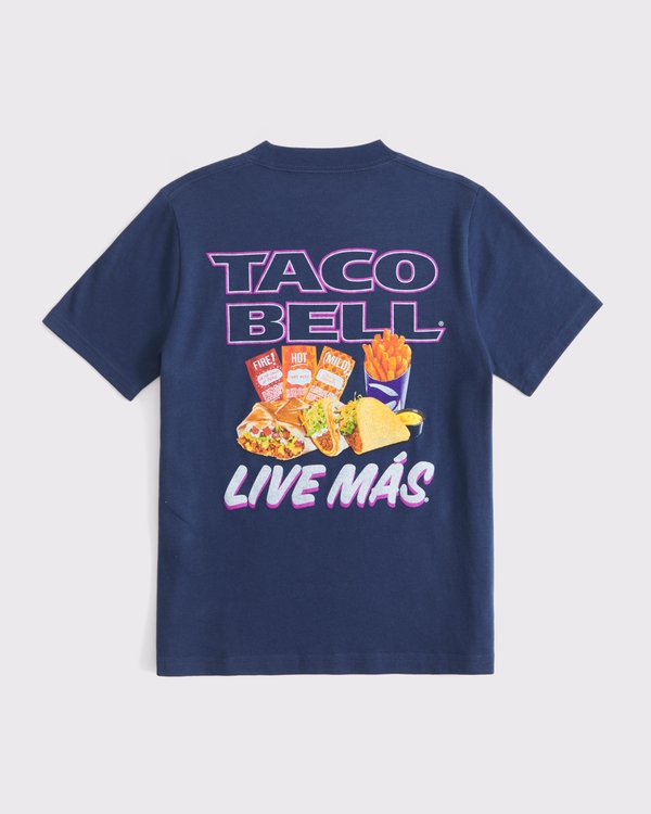 taco bell graphic tee, Navy Blue view 1