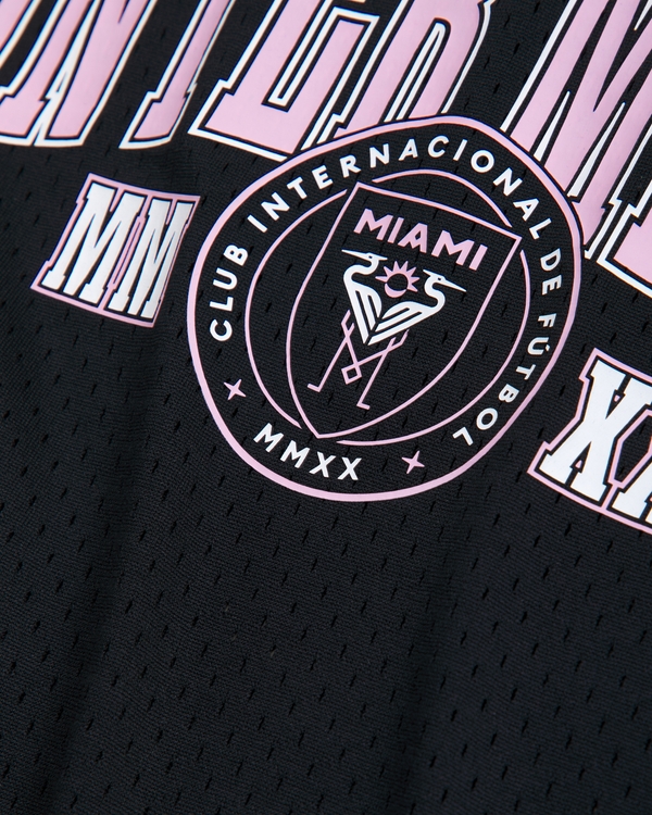 ypb mesh inter miami cf graphic tee, Black view 2