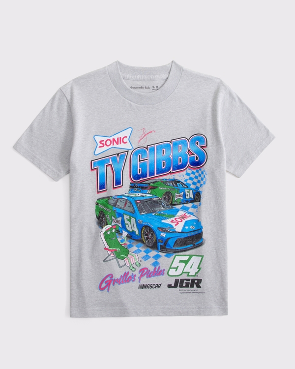 joe gibbs racing graphic tee, Light Gray view 1