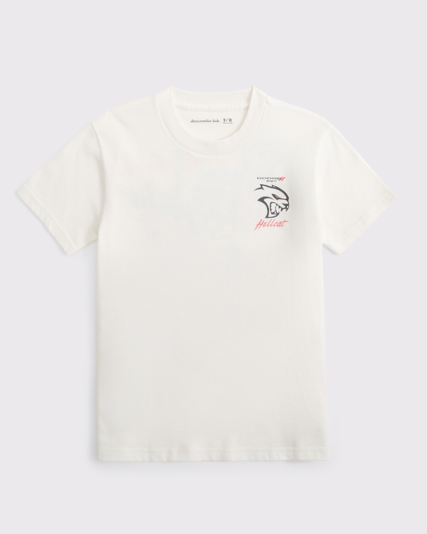 dodge graphic tee, Cream view 2