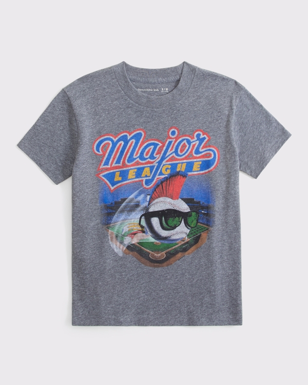 mlb graphic tee, Gray view 1
