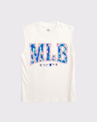mlb sleeveless graphic tee