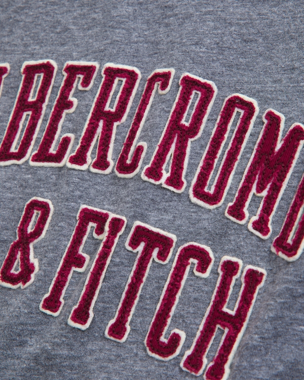 relaxed applique graphic logo tee, Dark Gray view 2