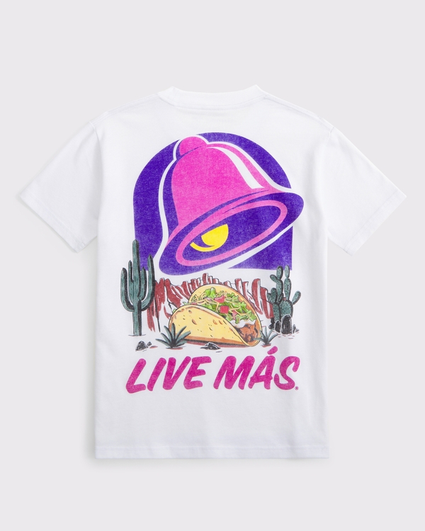 taco bell graphic tee, White view 1