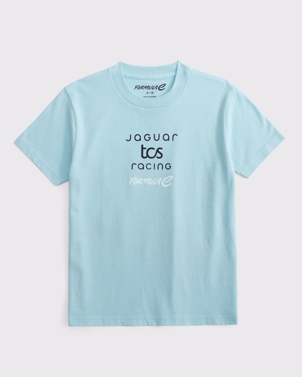 formula e graphic tee, Aqua view 2