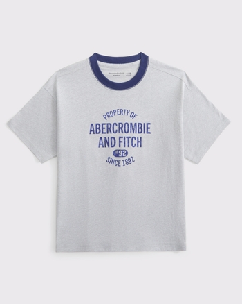 relaxed graphic logo tee from Abercrombie & Fitch - $18.36