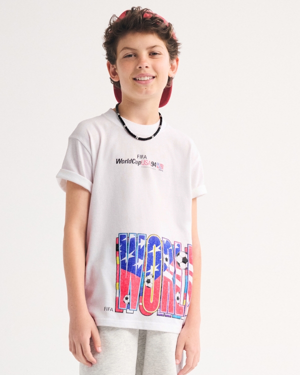 fifa world cup graphic tee, White view 1