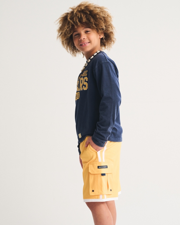 long-sleeve graphic logo tee