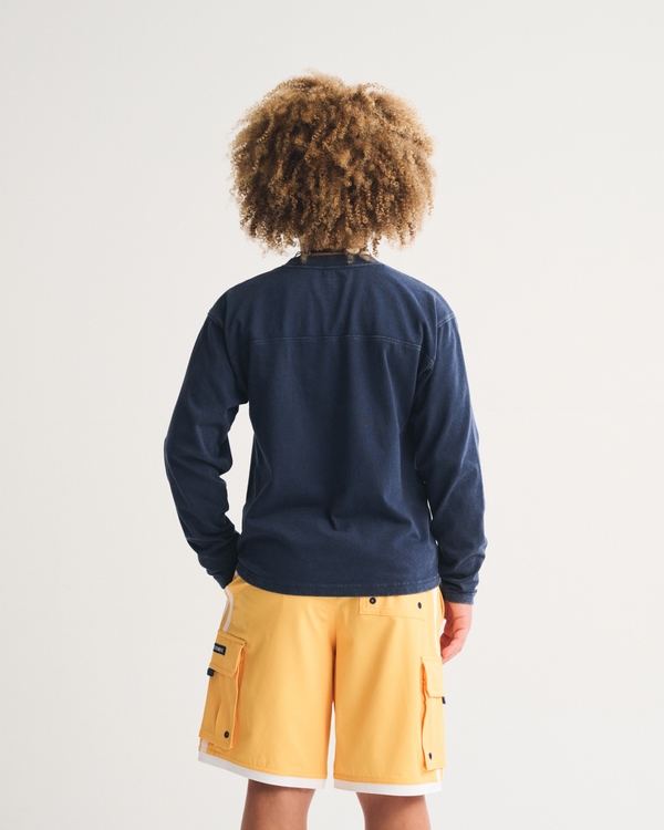 long-sleeve graphic logo tee