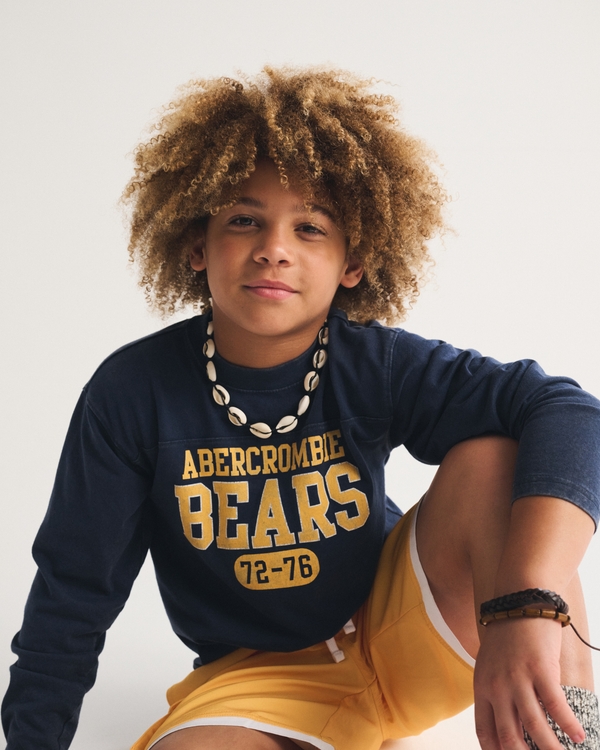 long-sleeve graphic logo tee