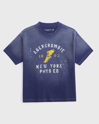 relaxed graphic logo tee from Abercrombie & Fitch - $22.36