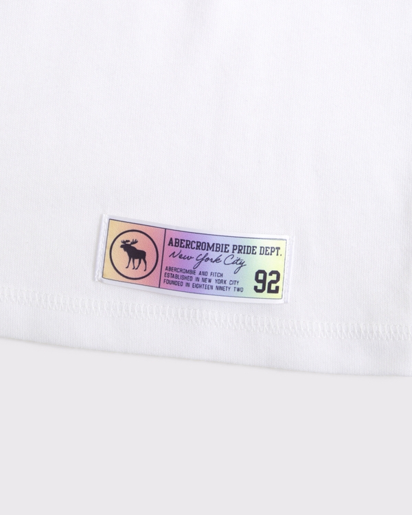 kids pride logo graphic tee, White view 2