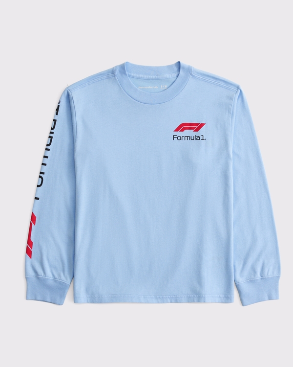 formula 1 long-sleeve tee, Cerulean Blue view 1