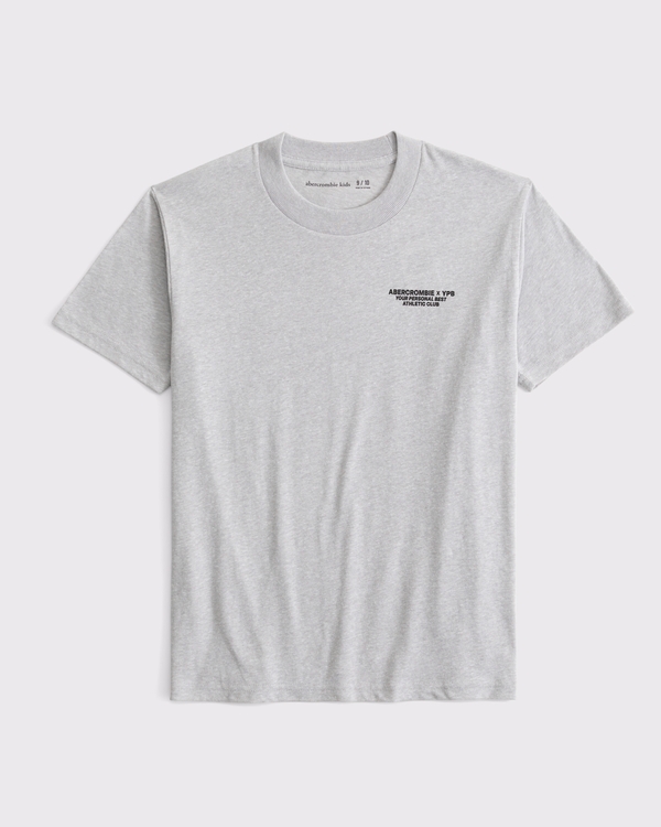 ypb graphic  logo tee, Light Gray view 2