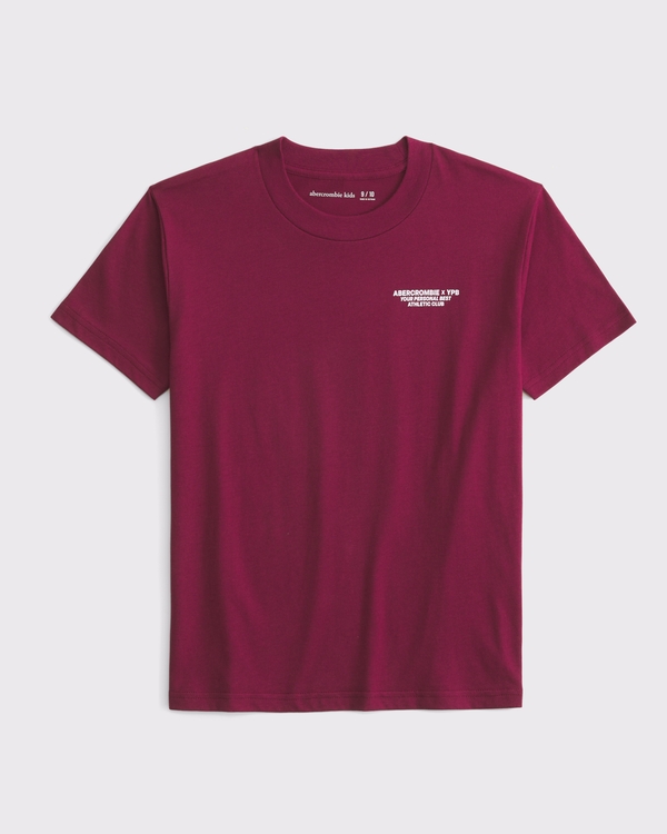 ypb graphic logo tee, Black Cherry view 2