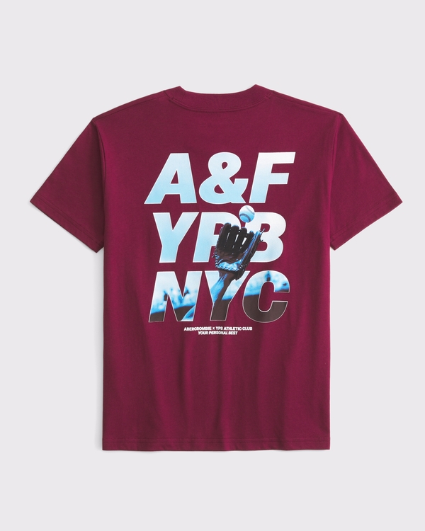 ypb graphic logo tee, Black Cherry view 1