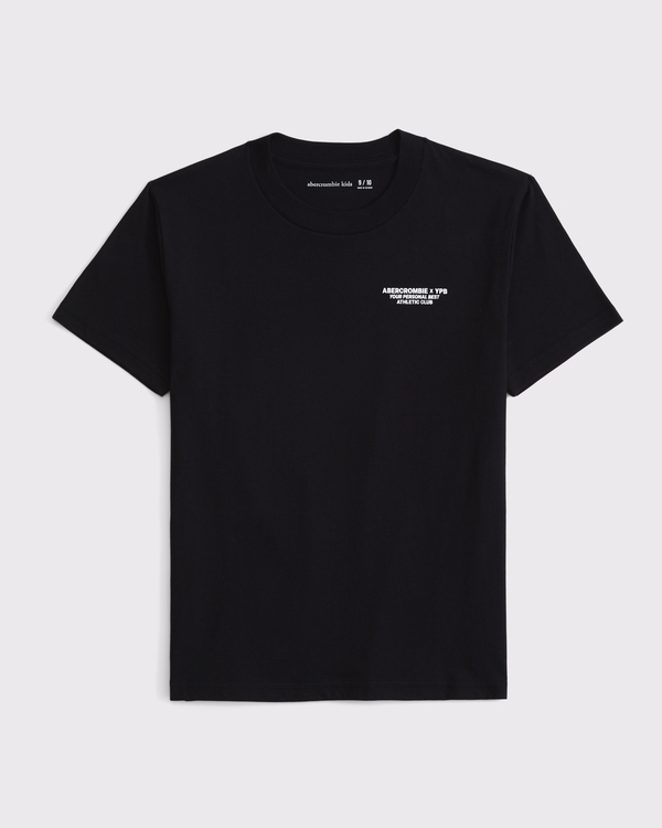 ypb graphic logo tee, Black view 2