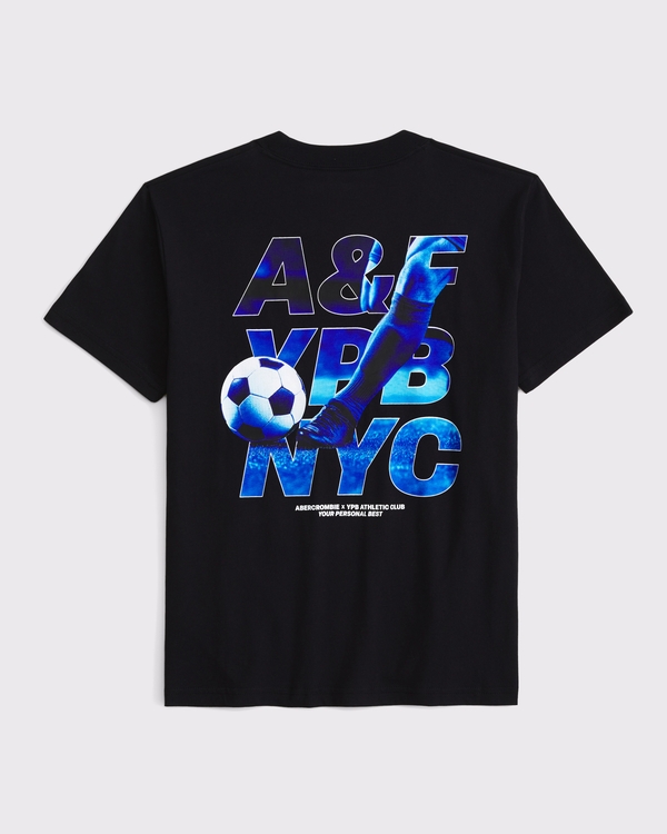ypb graphic logo tee, Black view 1