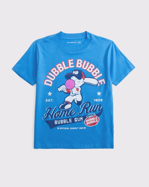 double bubble graphic tee, Azure view 1