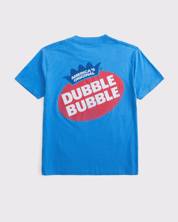 double bubble graphic tee, Azure view 2