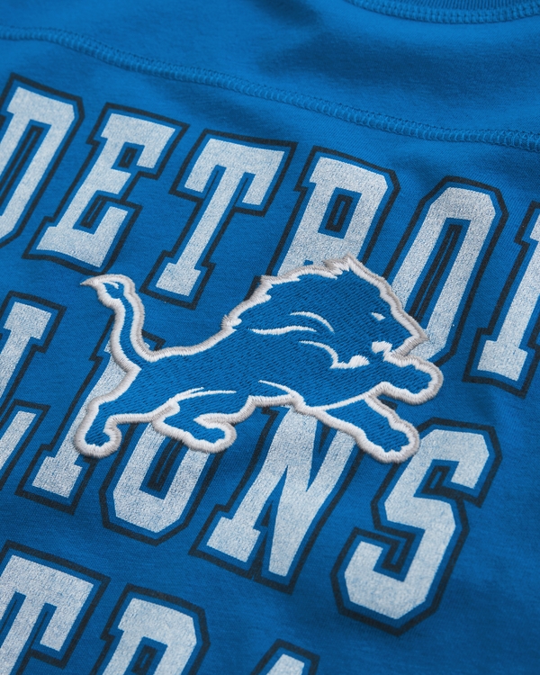 kids detroit lions graphic tee, Blue - Lions view 2