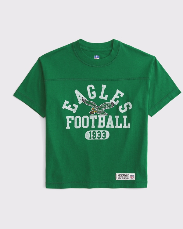 kids philadelphia eagles grahic tee, Green - Eagles view 1
