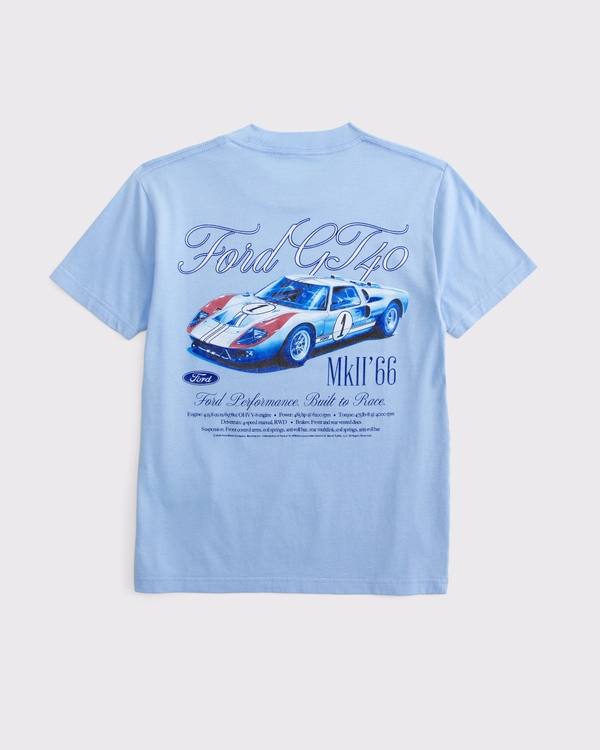 ford graphic tee, Cerulean Blue view 1