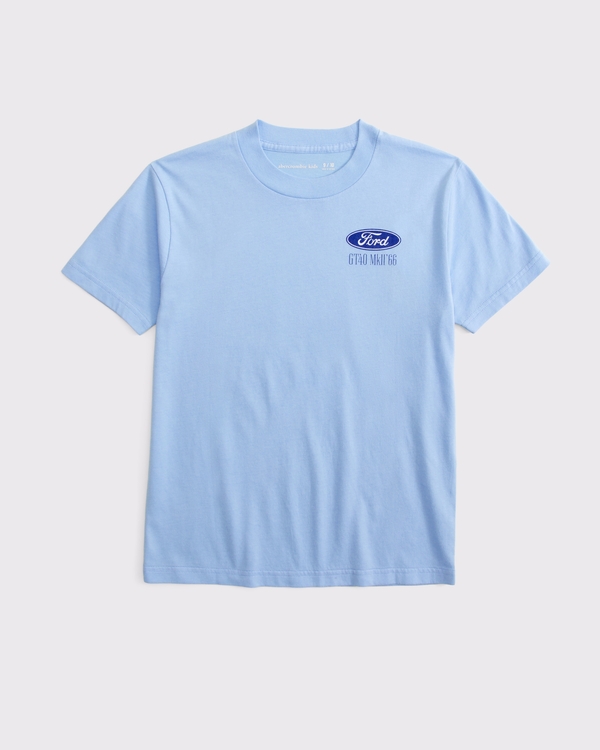 ford graphic tee, Cerulean Blue view 2