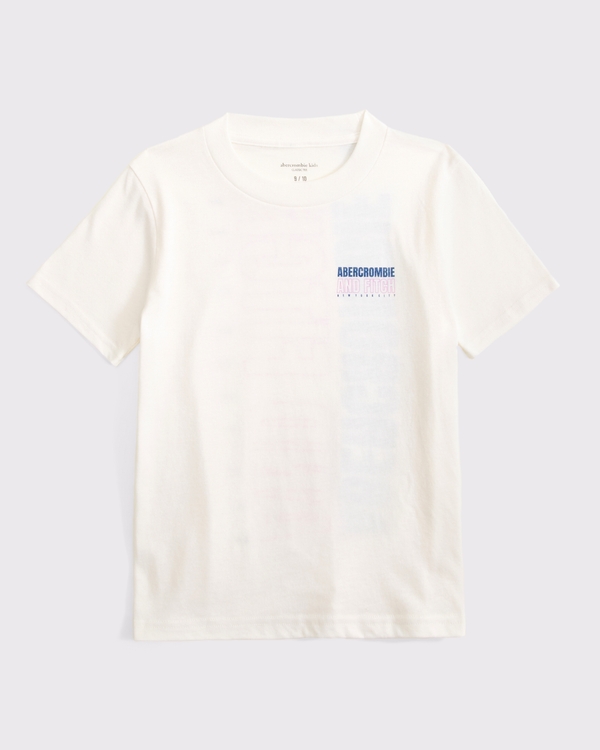 graphic logo tee, Cream view 2