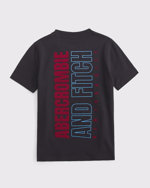 logo graphic tee, Dark Gray view 1