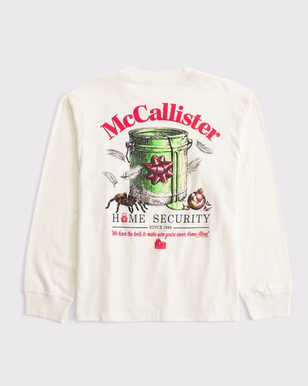 home alone long-sleeve crew tee