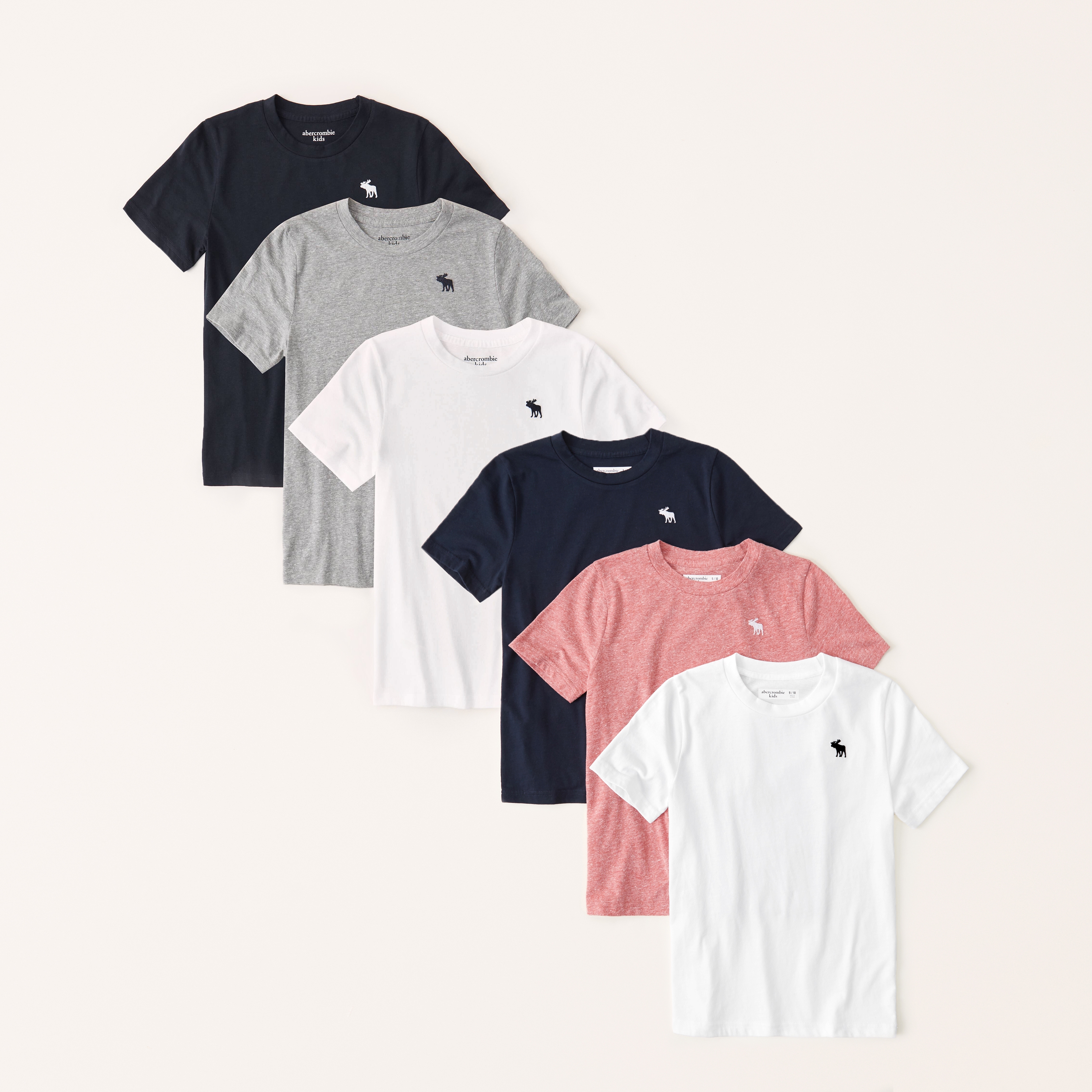 boys 6-pack icon crew tee | boys tops | Abercrombie.com