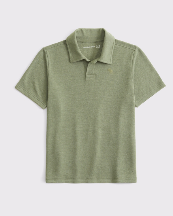 icon johnny collar polo, Olive Green view 1