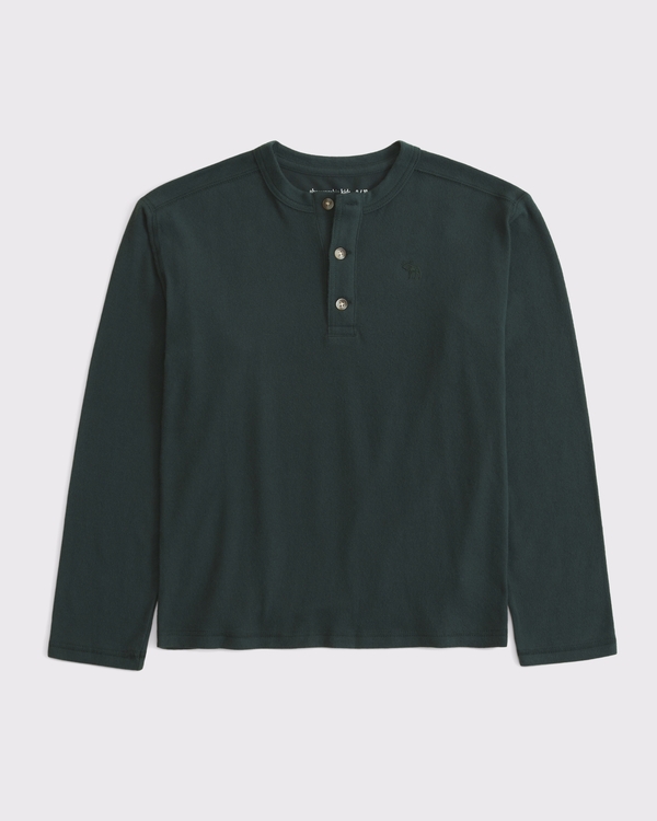 cozy long-sleeve icon henley