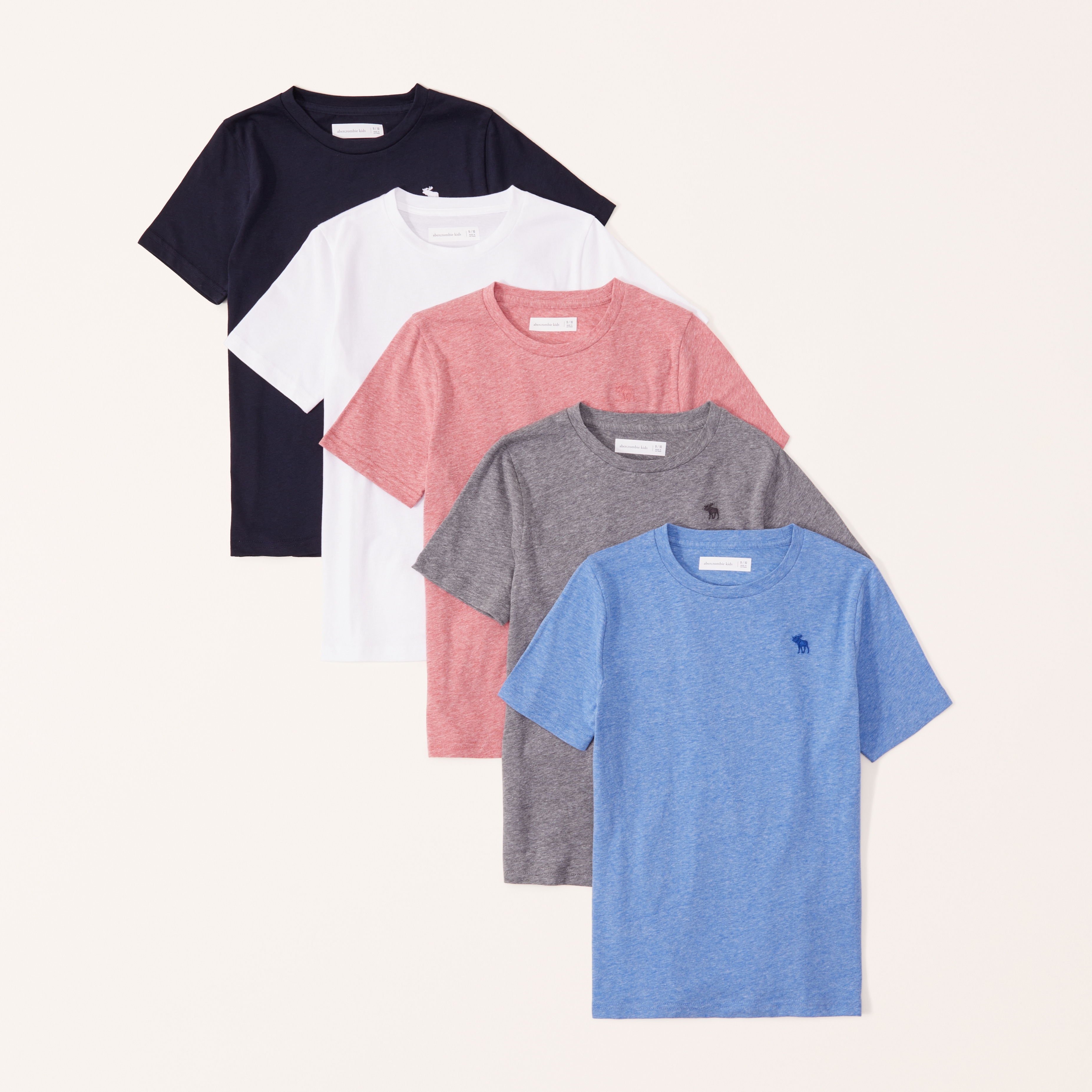 boys 5-pack icon crew tee | boys tops | Abercrombie.com