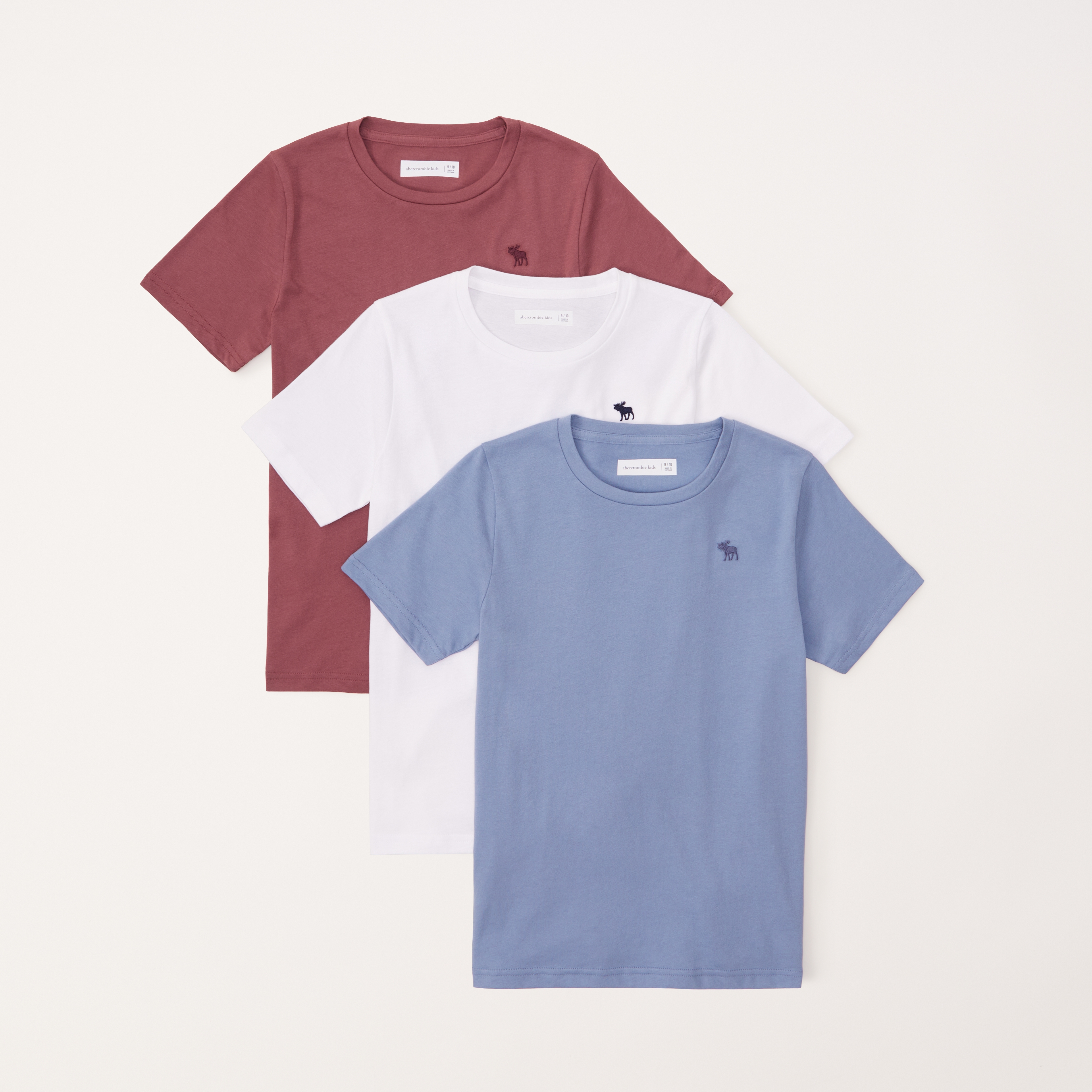 boys 3-pack icon crew tees | boys clearance | Abercrombie.com