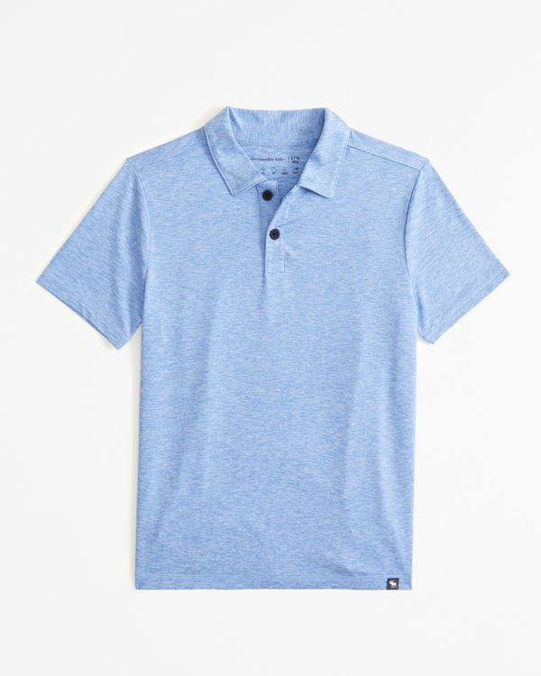active airknit polo, Blue