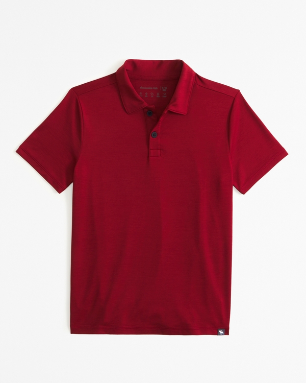 active airknit polo, Red